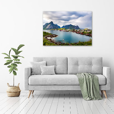 Acrylic wall picture Lofoty in Norway