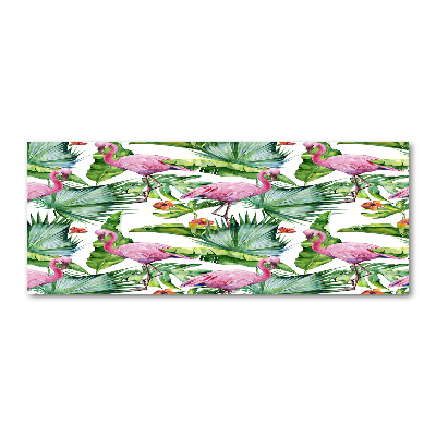 Acrylic print Plants flamingos