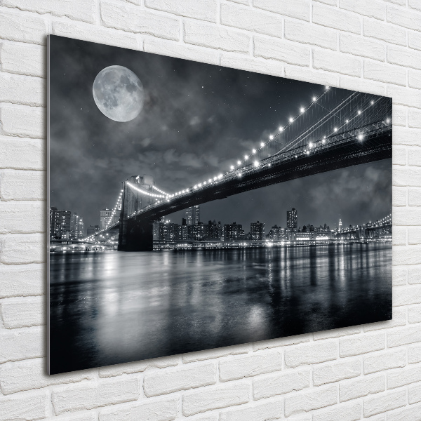 Acrylic wall art Brooklyn bridge