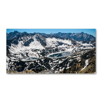 Acrylic wall picture Lake in the Tatra Mountains