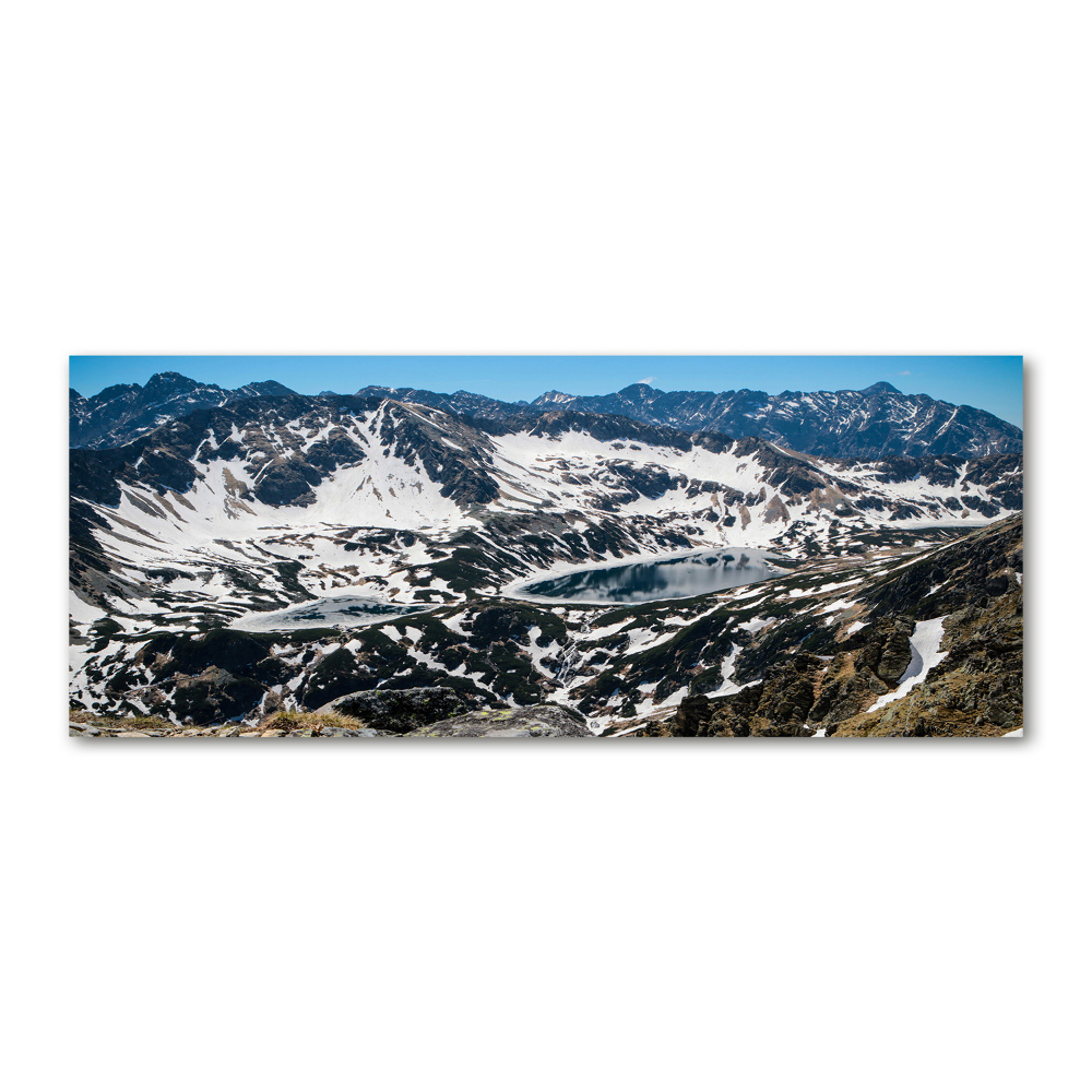 Acrylic wall picture Lake in the Tatra Mountains