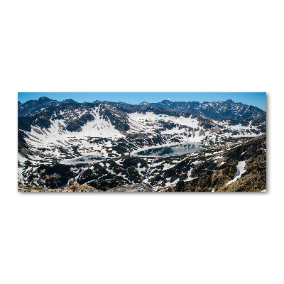 Acrylic wall picture Lake in the Tatra Mountains