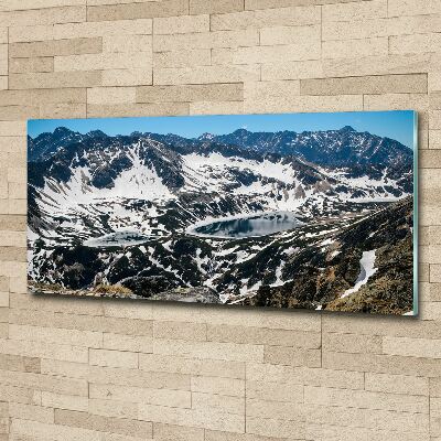 Acrylic wall picture Lake in the Tatra Mountains