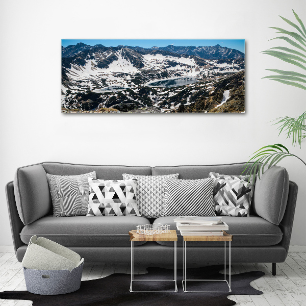 Acrylic wall picture Lake in the Tatra Mountains