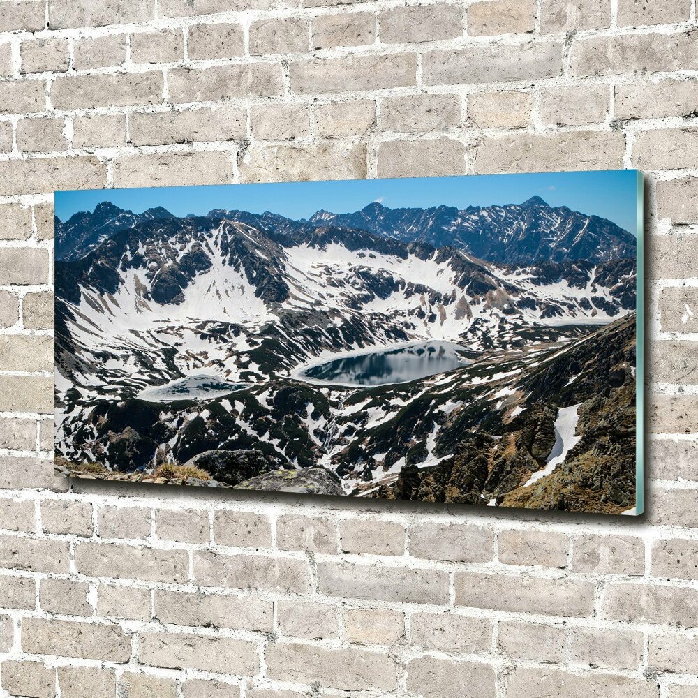 Acrylic wall picture Lake in the Tatra Mountains