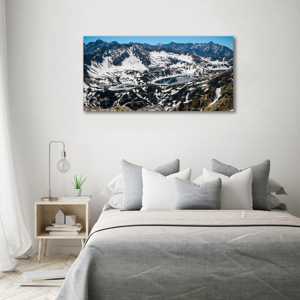 Acrylic wall picture Lake in the Tatra Mountains