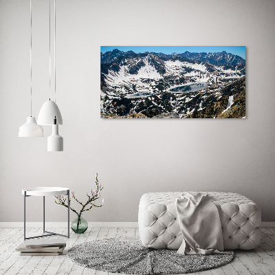 Acrylic wall picture Lake in the Tatra Mountains