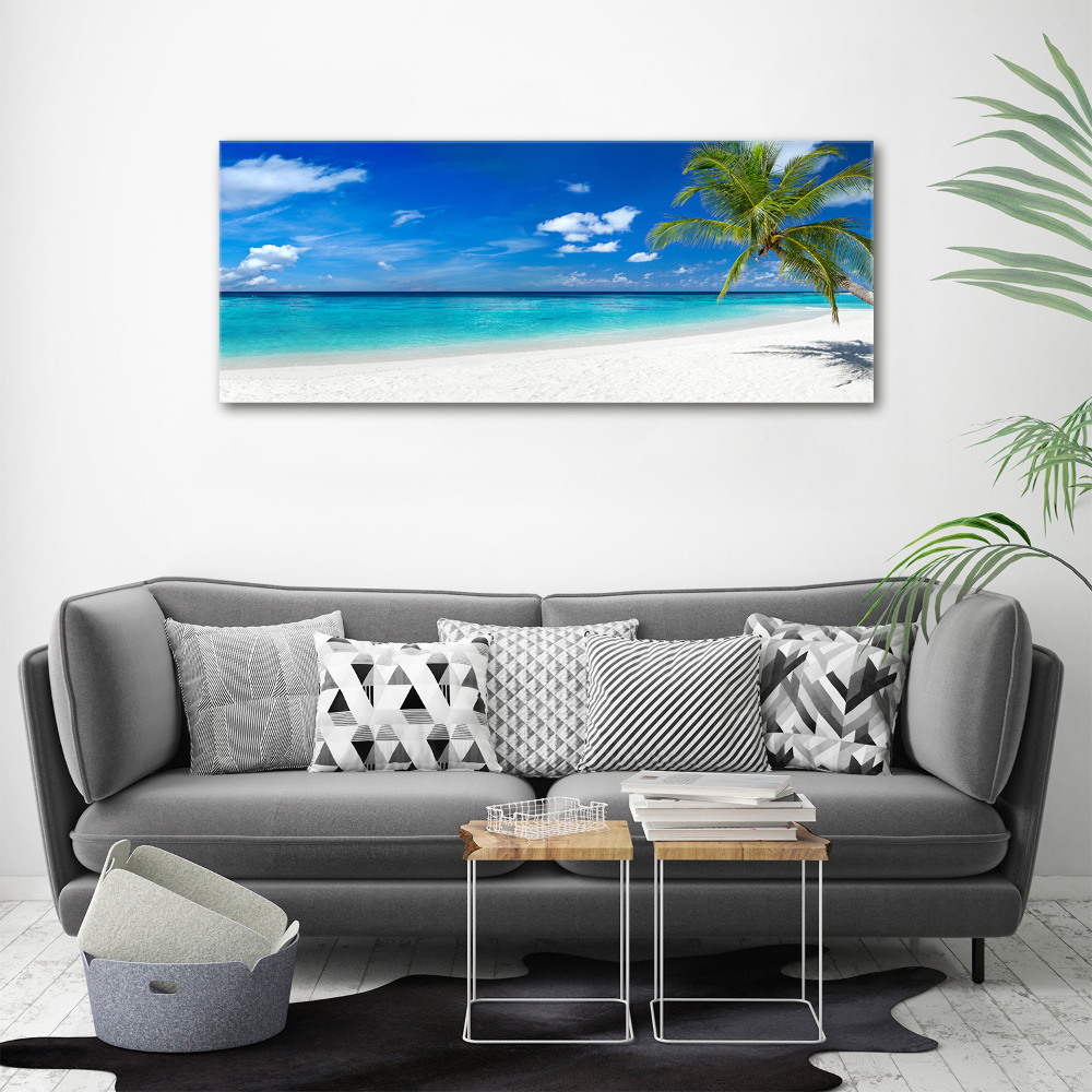 Print on acrylic Tropical beach