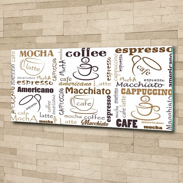 Acrylic print Coffee time