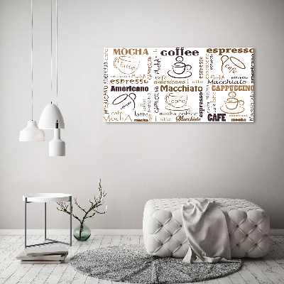 Acrylic print Coffee time