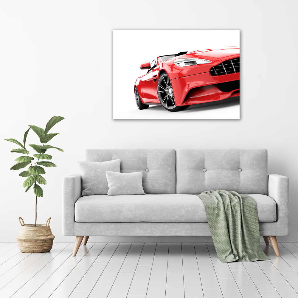 Print on acrylic Sports car