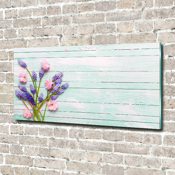 Print on acrylic Lavender on wood