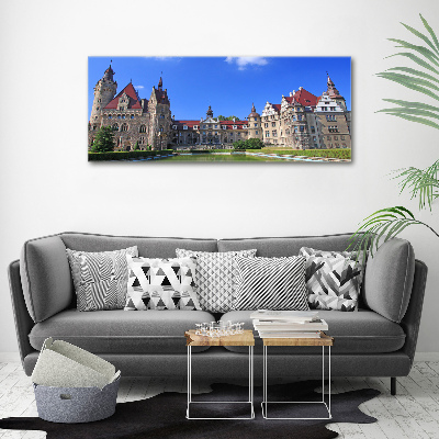 Acrylic wall art Poland Moszna Castle