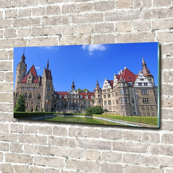 Acrylic wall art Poland Moszna Castle