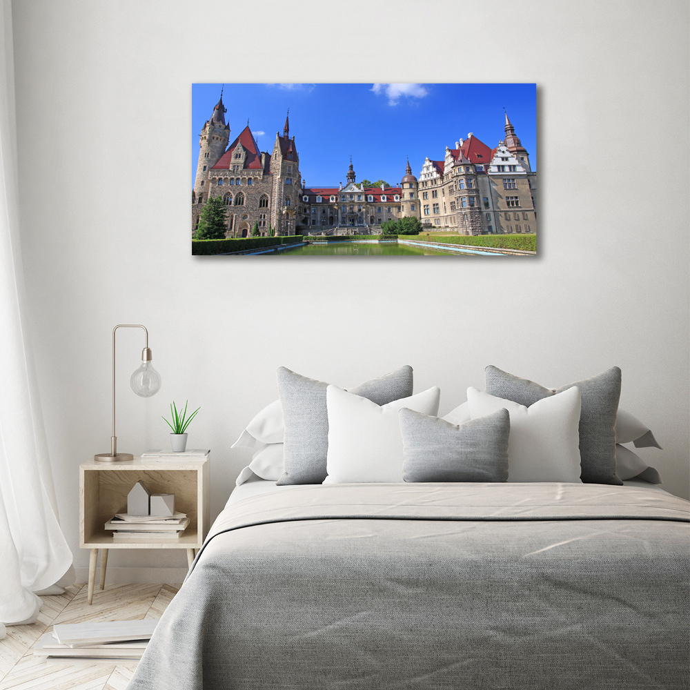 Acrylic wall art Poland Moszna Castle