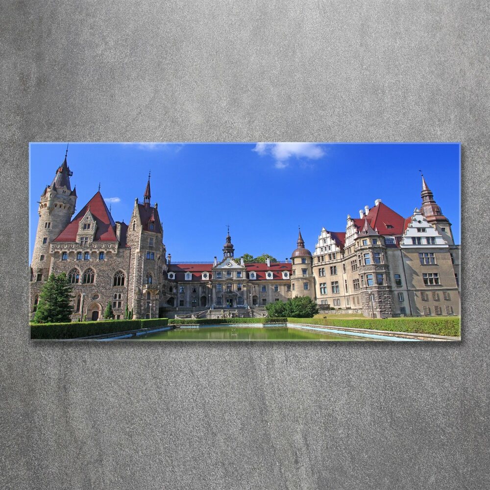 Acrylic wall art Poland Moszna Castle