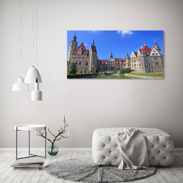 Acrylic wall art Poland Moszna Castle