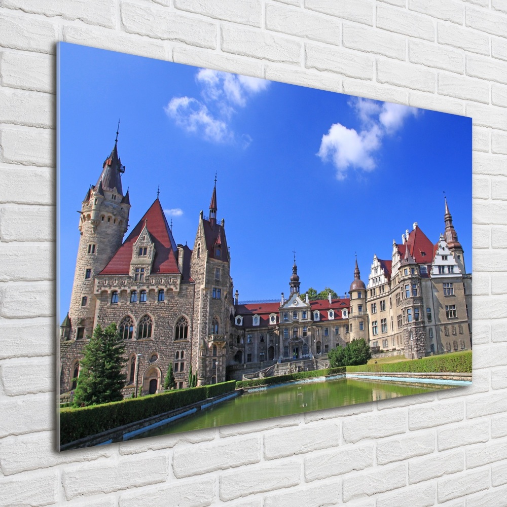 Acrylic wall art Poland Moszna Castle