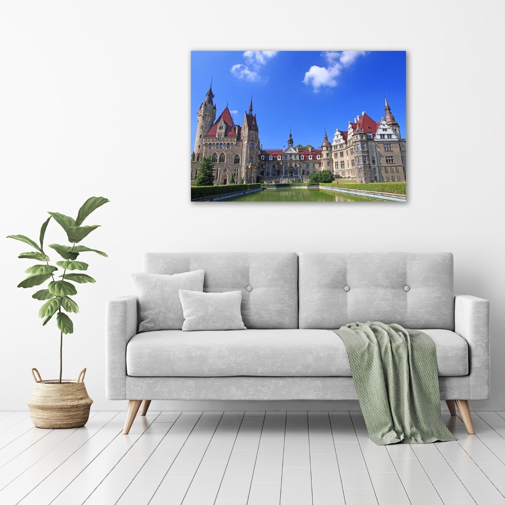 Acrylic wall art Poland Moszna Castle