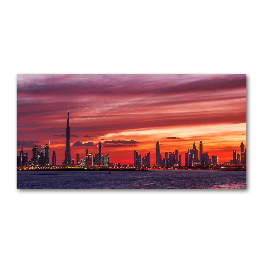 Print on acrylic Sunset Dubai