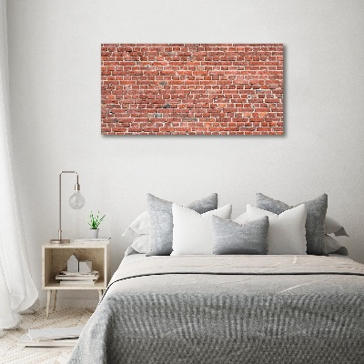 Glass acrylic wall art Brick wall