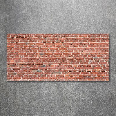 Glass acrylic wall art Brick wall