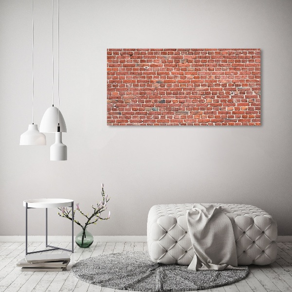 Glass acrylic wall art Brick wall