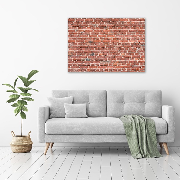 Glass acrylic wall art Brick wall