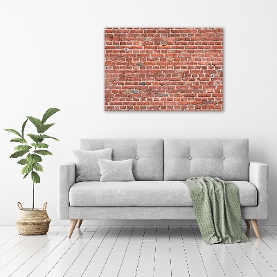 Glass acrylic wall art Brick wall