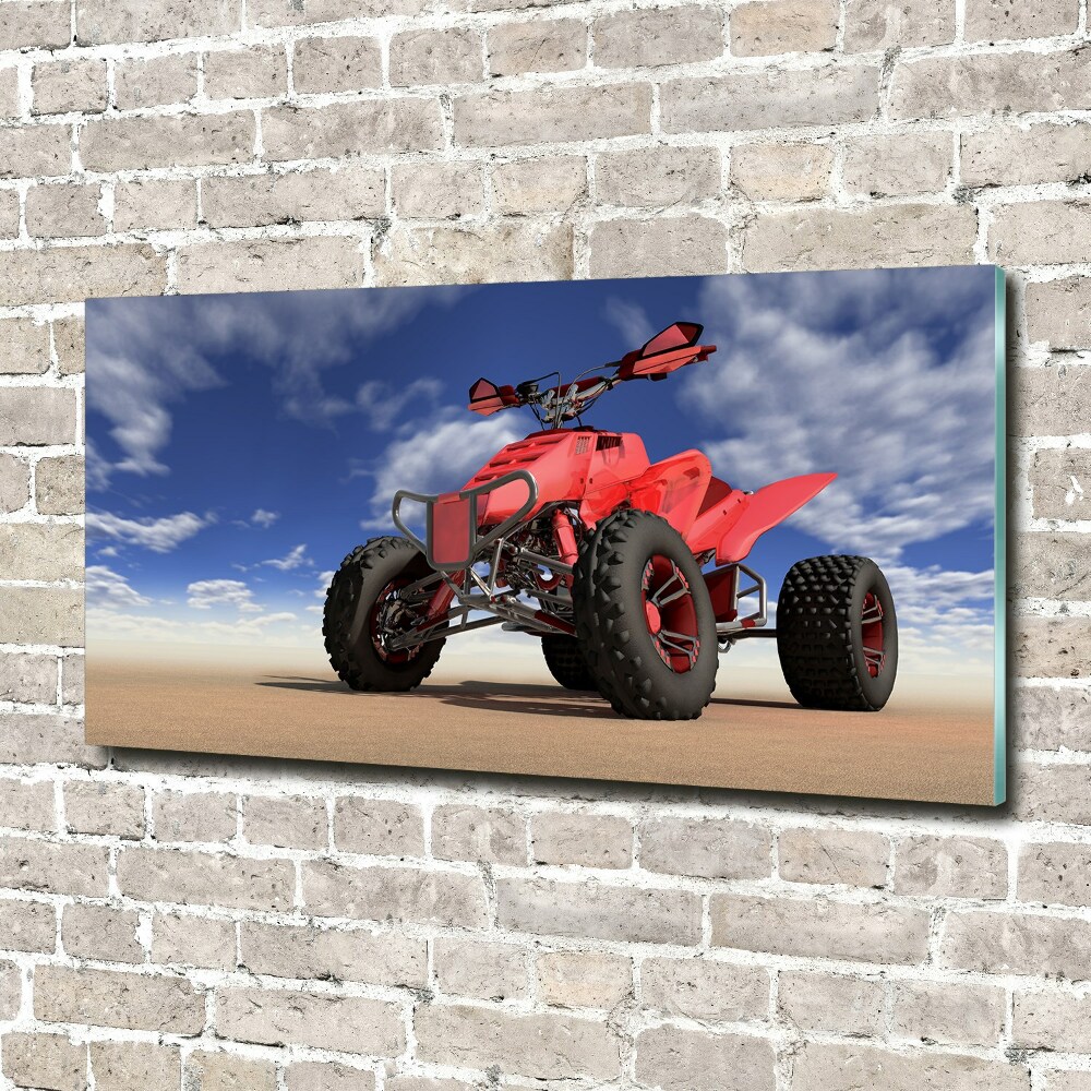 Wall art acrylic Quad in the desert