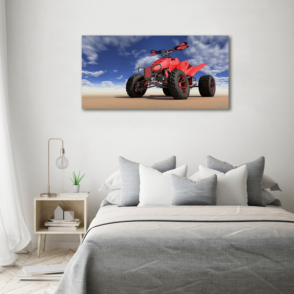 Wall art acrylic Quad in the desert