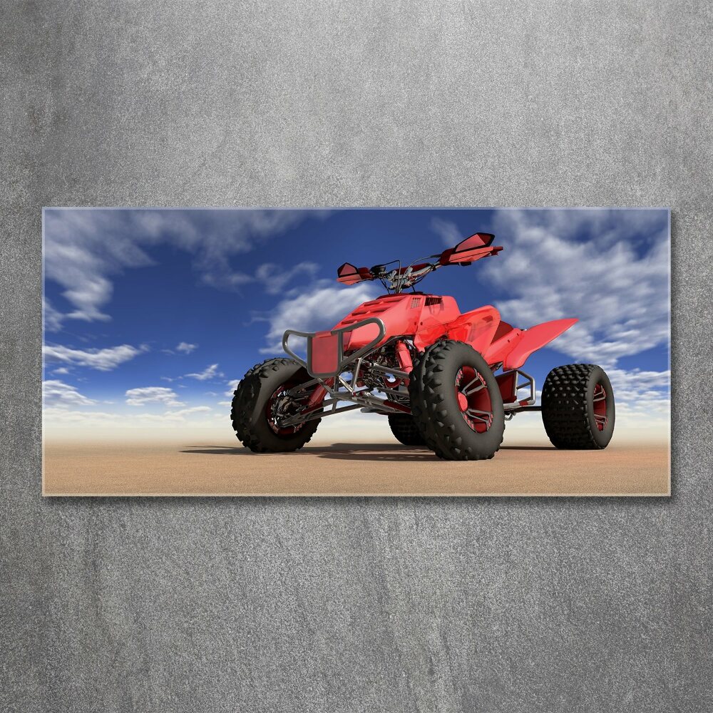 Wall art acrylic Quad in the desert