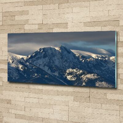 Wall art acrylic Giewont in winter