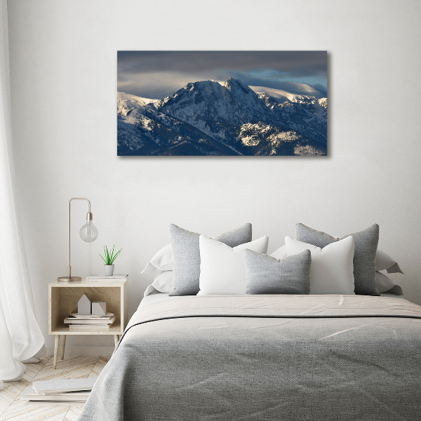 Wall art acrylic Giewont in winter