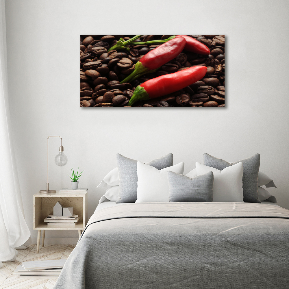 Print on acrylic Chilli and coffee