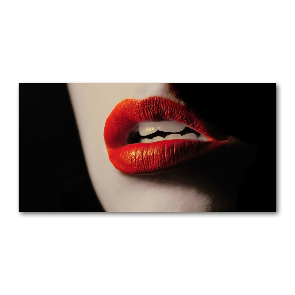 Wall art acrylic Red lips