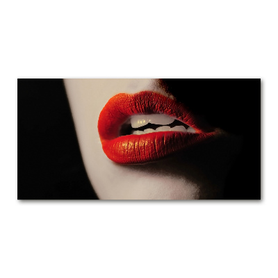 Wall art acrylic Red lips