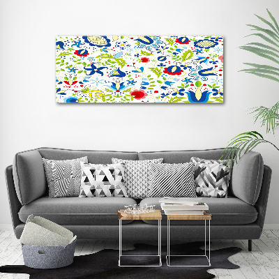 Acrylic wall picture Ethnic pattern