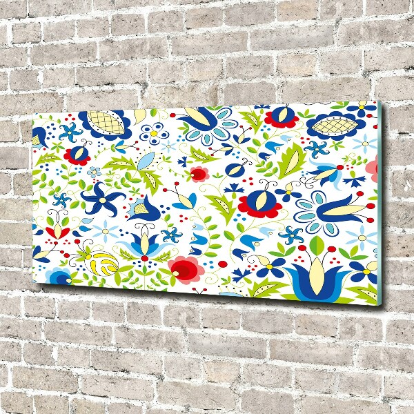 Acrylic wall picture Ethnic pattern