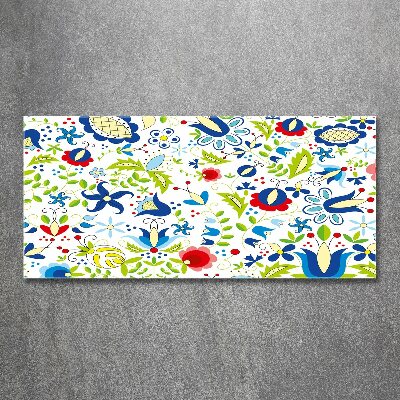 Acrylic wall picture Ethnic pattern