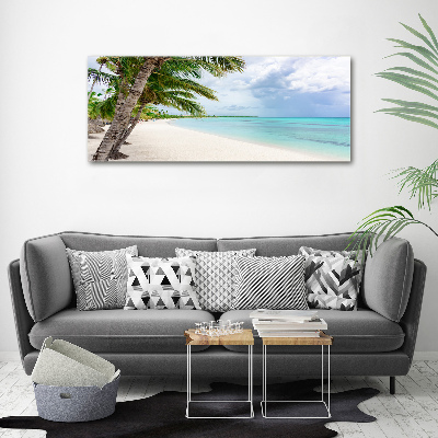 Print on acrylic Tropical beach