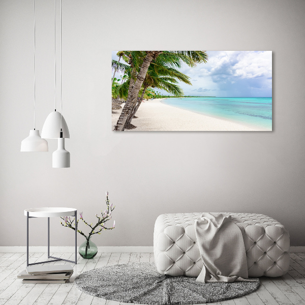 Print on acrylic Tropical beach