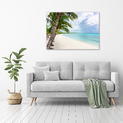 Print on acrylic Tropical beach