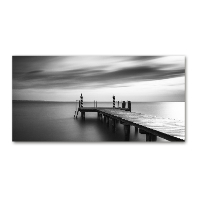 Print on acrylic Pier by the lake