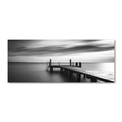 Print on acrylic Pier by the lake