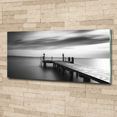 Print on acrylic Pier by the lake