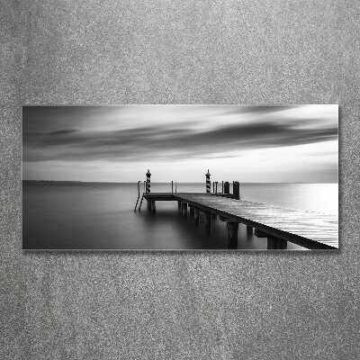 Print on acrylic Pier by the lake