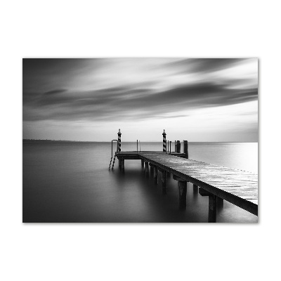 Print on acrylic Pier by the lake