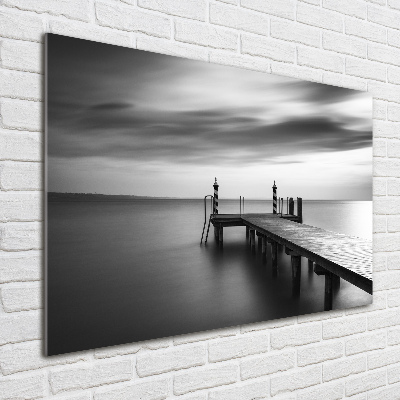 Print on acrylic Pier by the lake