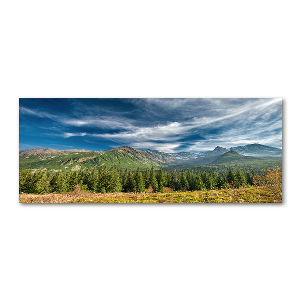 Wall art acrylic Autumn in the Tatra Mountains